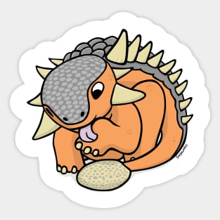 Cutiesaurs: Ankylosaurus Sticker